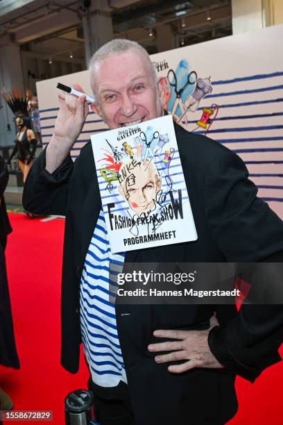 Jean Paul Gaultier during the Jean Paul Gaultier's Fashion Freak Show at Isar Philharmonic on July 20, 2023 in Munich, Germany.