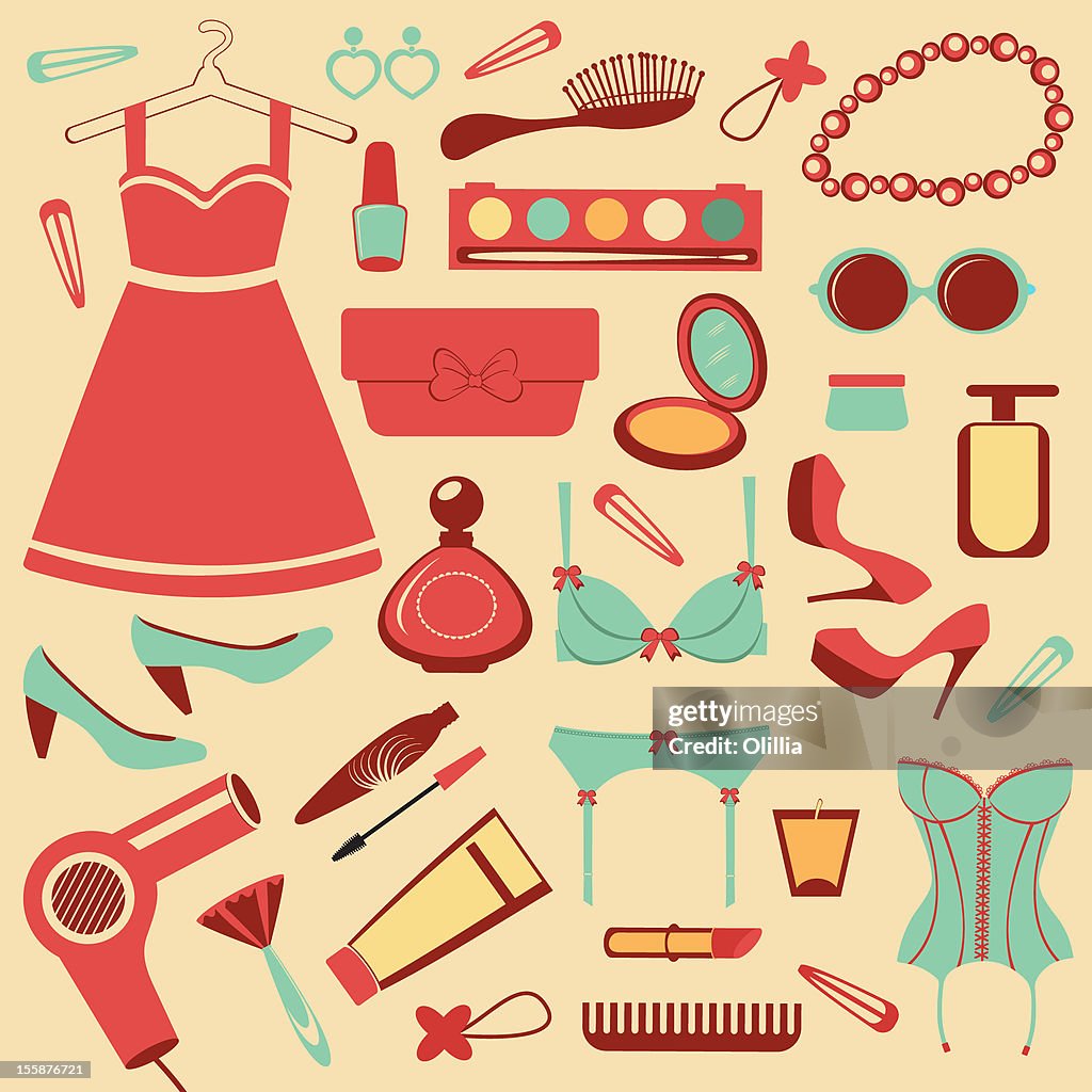 Fashion items set