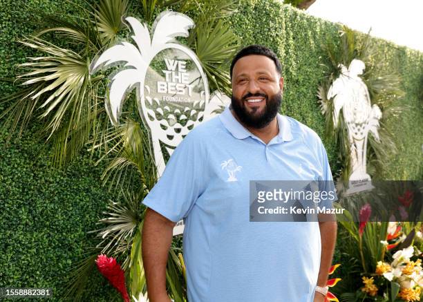 Khaled hosts the inaugural We The Best Foundation Classic at Miami Beach Golf Club on July 20, 2023 in Miami Beach, Florida.