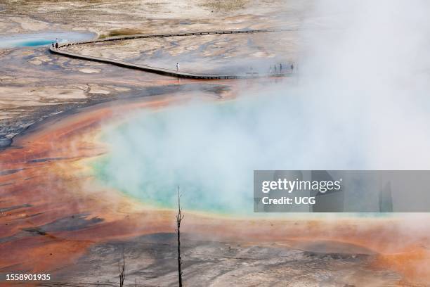 Grand Prismatic Spring, Yellowstone National Park, Wyoming.