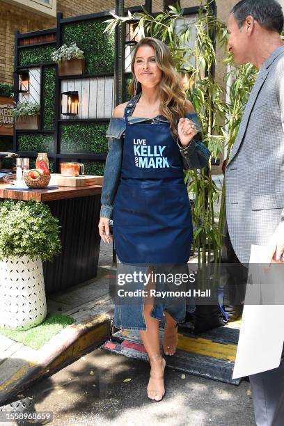 Maria Menounos is seen outside ABC Studios on July 20, 2023 in New York City.