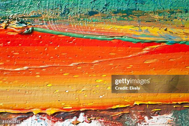 abstrato arte pintada de fundo vermelho. - pintura em têmpera imagens e fotografias de stock