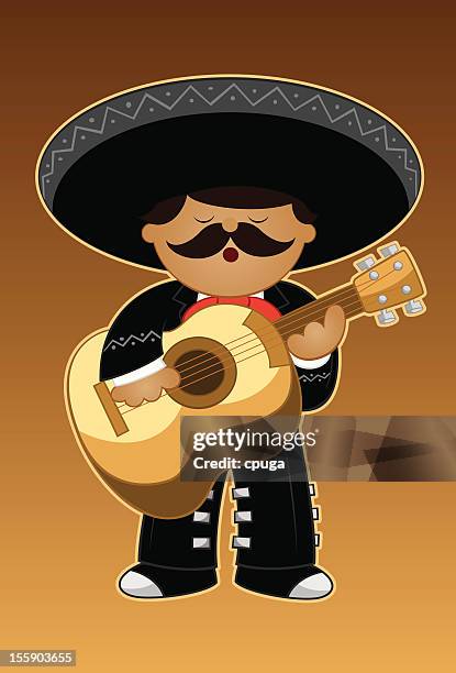 illustrazioni stock, clip art, cartoni animati e icone di tendenza di mariachi uomo - mariachi