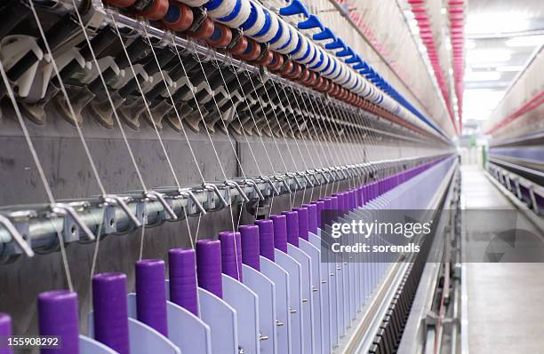 textile factory - textile manufacturing stock pictures, royalty-free photos & images