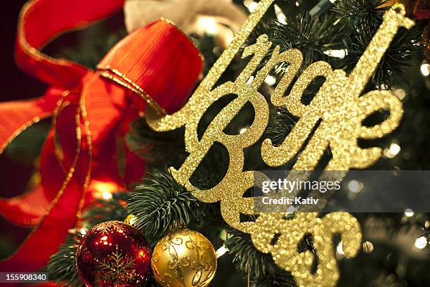 natale jingle bells - campana foto e immagini stock