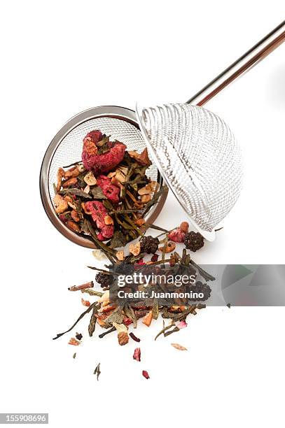 dried berries herbal tea - tesil bildbanksfoton och bilder