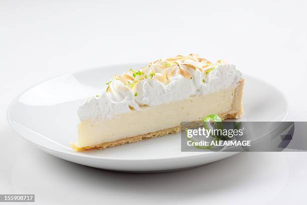 lime pie - sweet pie stock pictures, royalty-free photos & images