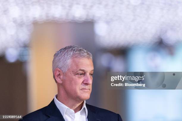 Bill Winters, chief executive officer of Standard Chartered Plc, during a Bloomberg Television interview in London, UK, on Friday, July 28, 2023....