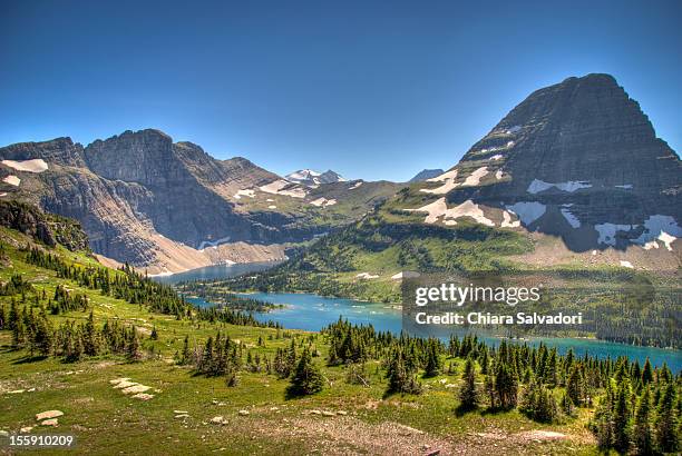 going to the sun - logan pass imagens e fotografias de stock