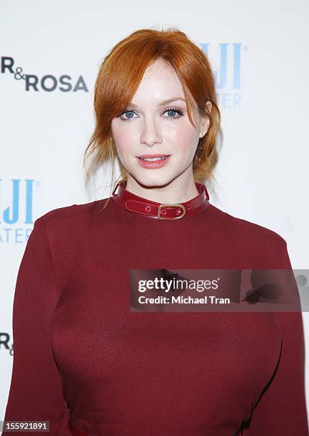 Christina Hendricks arrives at the Los Angeles special screening of "Ginger & Rosa" held at The Paley Center for Media on November 8, 2012 in Beverly...