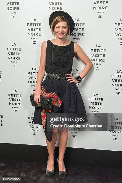 Celine Sallette attends 'La Petite Veste Noire' Book Launch Hosted By Karl Lagerfeld & Carine Roitfeld at Grand Palais on November 8, 2012 in Paris,...