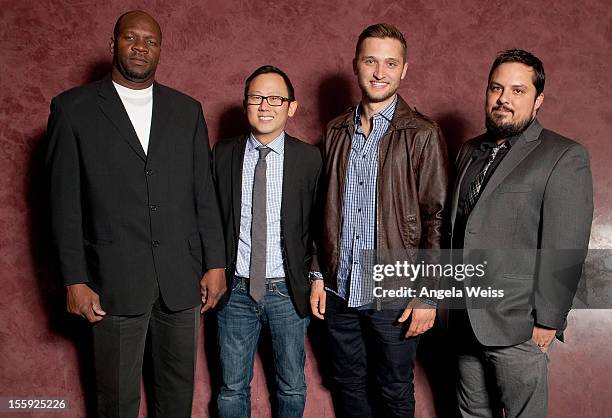 Main character Josue Lajeunesse, director Patrick Shen, producer Jordan Wagner and producer Brandon Vedder attend TheWrap's awards season screening...