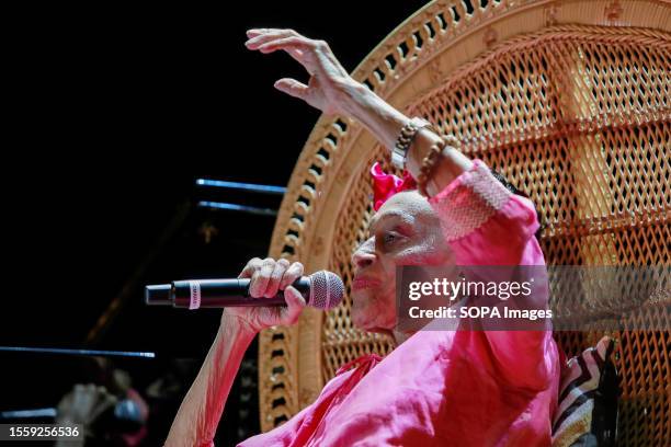 Singer of Cuban origin Omara Portuondo appeared at the Museum of the City of Queretaro, as part of her Vida world tour. Omara Portuondo is a...