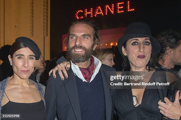 Blanca Li, John Nollet and Rossy de Palma attend 'La Petite Veste Noire' Book Launch Hosted By Karl Lagerfeld & Carine Roitfeld at Grand Palais on...