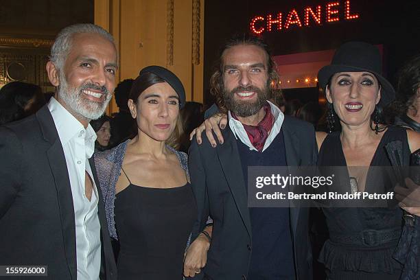 Laurent Berillon, Blanca Li, John Nollet and Rossy de Palma attend 'La Petite Veste Noire' Book Launch Hosted By Karl Lagerfeld & Carine Roitfeld at...