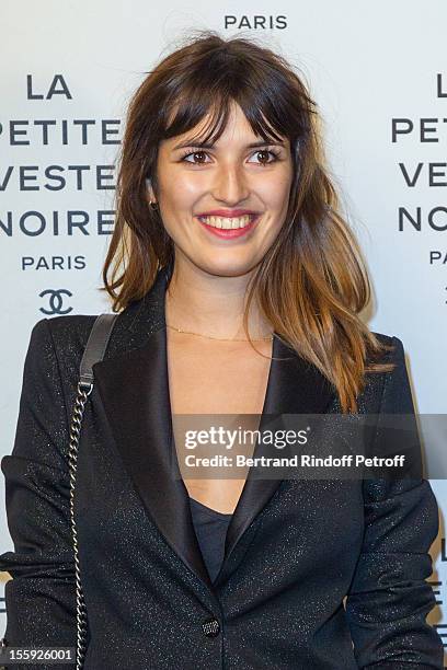 Jeanne Damas attends 'La Petite Veste Noire' Book Launch Hosted By Karl Lagerfeld & Carine Roitfeld at Grand Palais on November 8, 2012 in Paris,...