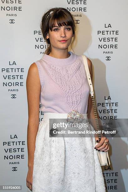 Alma Todorowski attends 'La Petite Veste Noire' Book Launch Hosted By Karl Lagerfeld & Carine Roitfeld at Grand Palais on November 8, 2012 in Paris,...