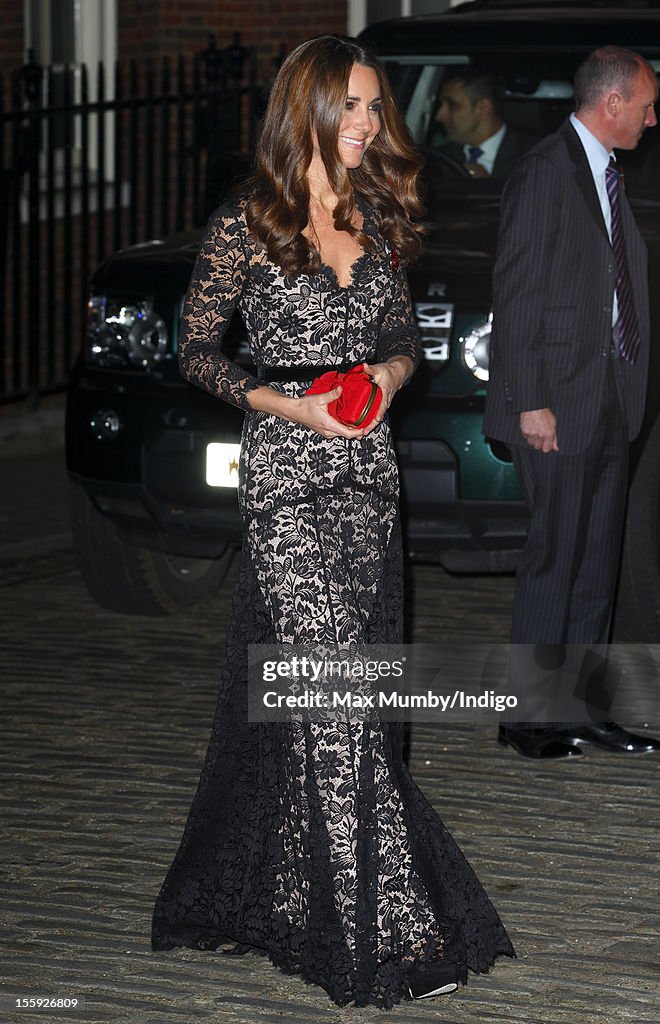 The Duke And Duchess Of Cambridge Attend A Dinner At Temple Inn