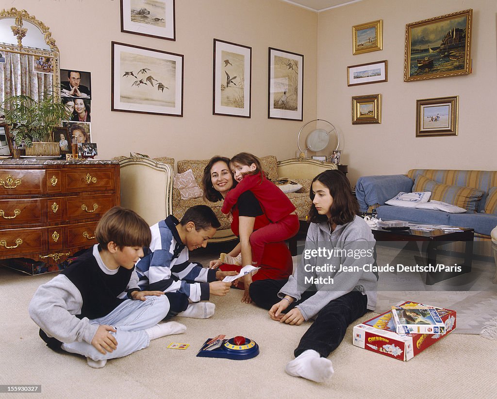 Segolene Royal & Family, Paris Match, Archive.