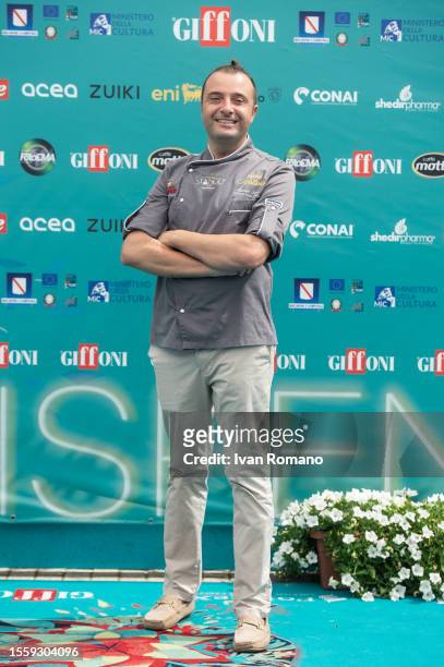 Maurizio Stanco attends the photocall at the 53th Giffoni Film Festival 2023 on July 20, 2023 in Giffoni Valle Piana, Italy.