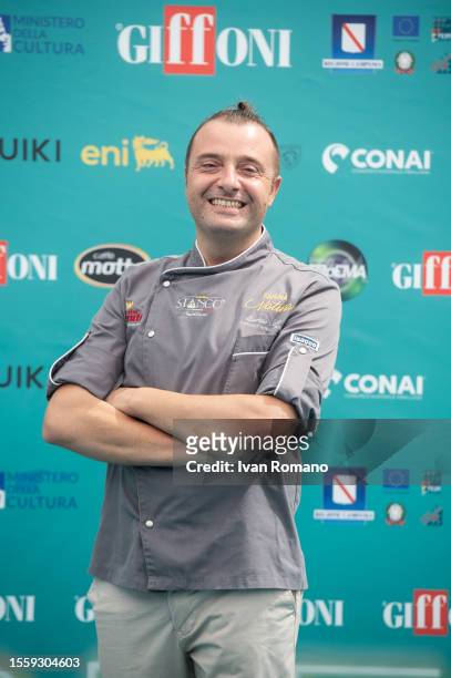 Maurizio Stanco attends the photocall at the 53th Giffoni Film Festival 2023 on July 20, 2023 in Giffoni Valle Piana, Italy.