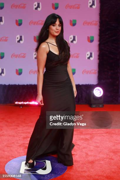 Camila Cabello attends the 2023 Premios Juventud Awards at Coliseo de Puerto Rico José Miguel Agrelot on July 20, 2023 in San Juan, Puerto Rico.