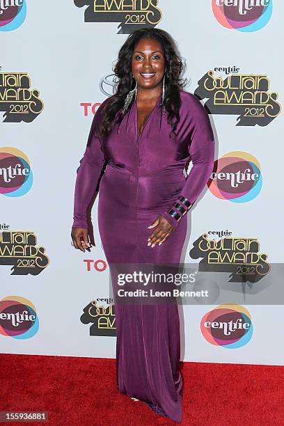 Mira Brown arrives at the Soul Train Awards 2012 - Arrivals at Planet Hollywood Casino Resort at on November 8, 2012 in Las Vegas, Nevada.