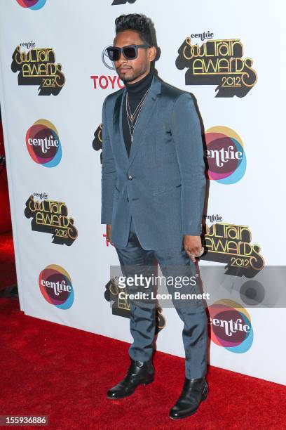 Miguel arrives at the Soul Train Awards 2012 - Arrivals at Planet Hollywood Casino Resort at on November 8, 2012 in Las Vegas, Nevada.