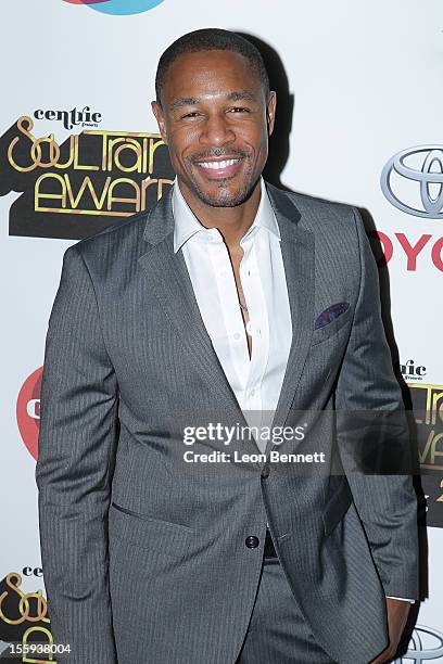 Tank arrives at the Soul Train Awards 2012 - Arrivals at Planet Hollywood Casino Resort at on November 8, 2012 in Las Vegas, Nevada.