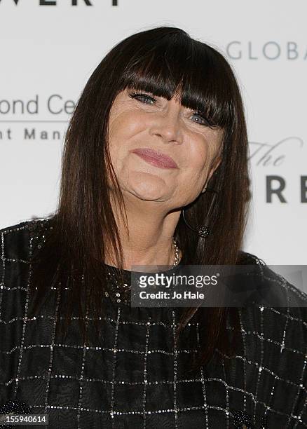 Sandy Shaw attends The Global Angels Awards at The Brewery on November 9, 2012 in London, England.