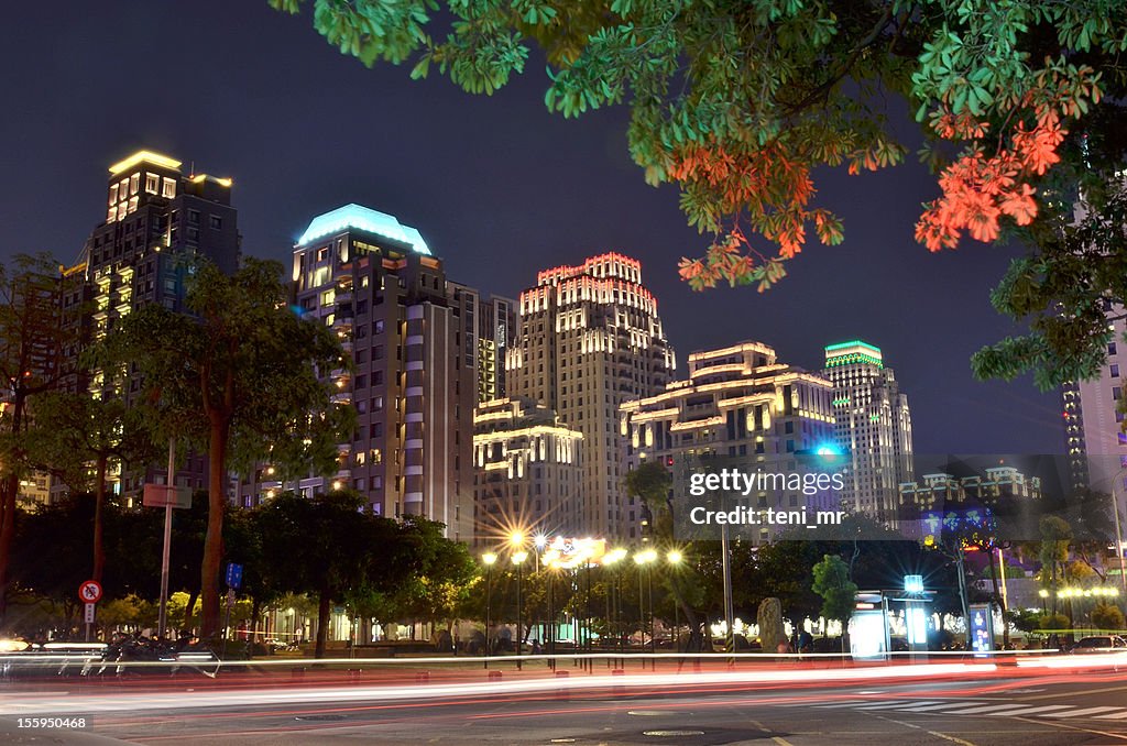 Taichung city Night view