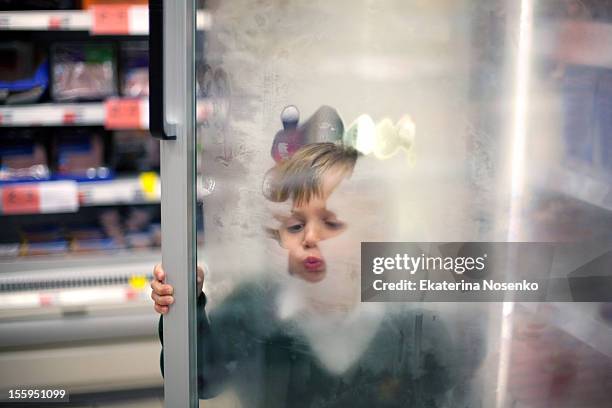 creative shopping - grocery store window stock pictures, royalty-free photos & images