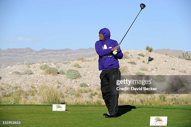 General view of atmosphere is seen at the first annual Soul Train Celebrity Golf Invitational presented by Hennessy at the Las Vegas Paiute Golf...