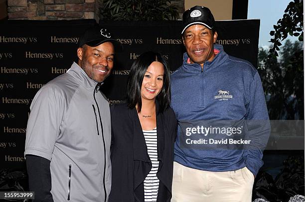 Chief Executive Officer of Soul Train Holdings Kenard Gibbs, Hennessy's west coast marketing manager Thuy-Anh Nguyen and producer Tony Cornelius...