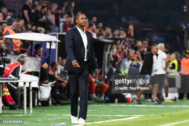 Patrick Kluivert during UEFA Europa Conference League second qualifying round: CFR Cluj vs Adana Demirspor, 27 July 2023