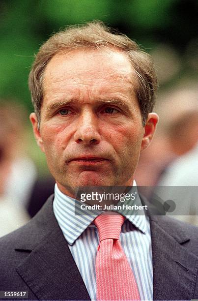 Top French Trainer Andre Fabre at Deauville Racecourse. Mandatory Credit: Julian Herbert/ALLSPORT