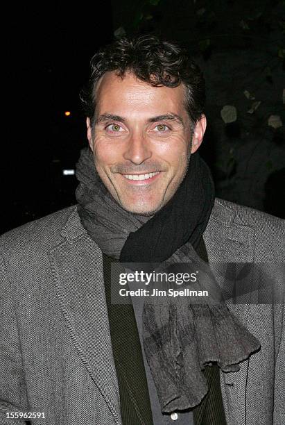 Actor Rufus Sewell attends the Gato Negro Films & The Cinema Society screening of "Hotel Noir" at Crosby Street Hotel on November 9, 2012 in New York...