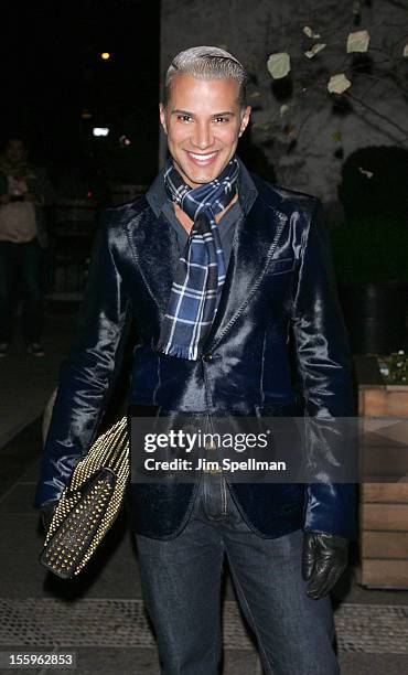 Jay Manuel attends the Gato Negro Films & The Cinema Society screening of "Hotel Noir" at Crosby Street Hotel on November 9, 2012 in New York City.