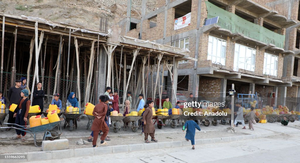Water shortage in Kabul