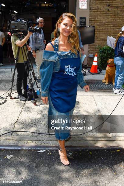 Maria Menounos is seen outside ABC Studios on July 20, 2023 in New York City.