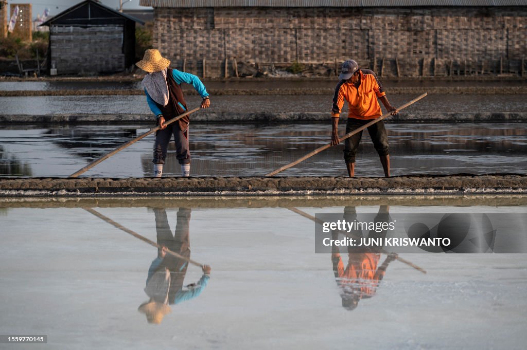 INDONESIA-ECONOMY-AGRICULTURE-SALT
