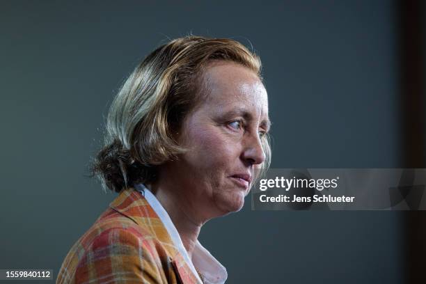 AfD member Beatrix von Storch attends the 2023 federal congress of the right-wing Alternative for Germany political party on July 28, 2023 in...