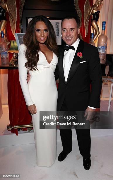 Tamara Ecclestone and David Furnish arrive at the Grey Goose Winter Ball at Battersea Power Station on November 10, 2012 in London, England.