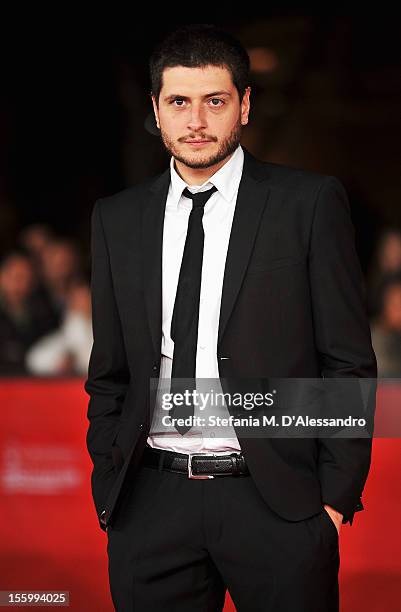 Director Claudio Giovannesi attends the "Ali Ha Gli Occhi Azzurri" Premiere during the 7th Rome Film Festival at the Auditorium Parco Della Musica on...