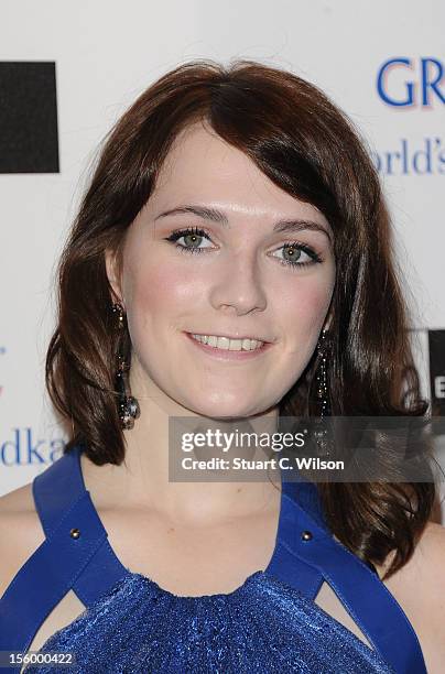 Charlotte Ritchie attends the Grey Goose Winter Ball at Battersea Power station on November 10, 2012 in London, England.