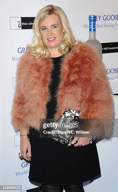 Helen Darozze attends the Grey Goose Winter Ball at Battersea Power station on November 10, 2012 in London, England.