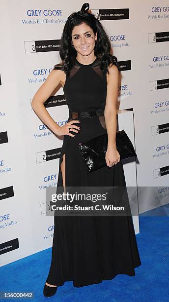 Marina Diamandis attends the Grey Goose Winter Ball at Battersea Power station on November 10, 2012 in London, England.