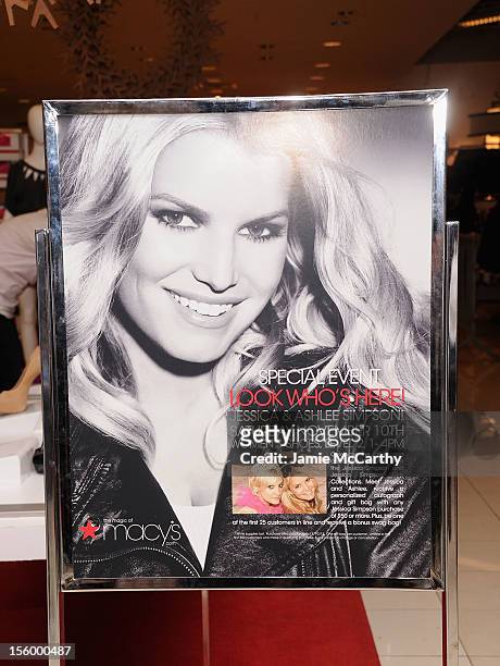 Atmosphere at Macy's South Coast Plaza in support of the Jessica Simpson and Jessica Simpson Girls Collections on November 10, 2012 in Costa Mesa,...