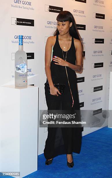 Brown attends the Grey Goose Winter Ball at Battersea Power station on November 10, 2012 in London, England.