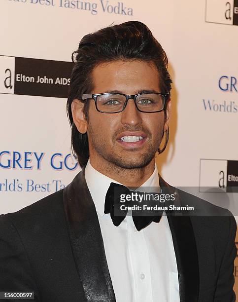 Ollie Locke attends the Grey Goose Winter Ball at Battersea Power station on November 10, 2012 in London, England.